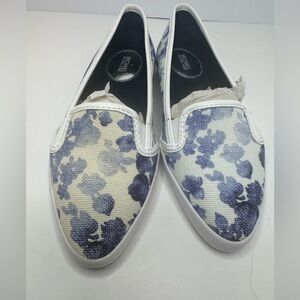 Michael Kors Blue and White Slip On Shoes Size 6M